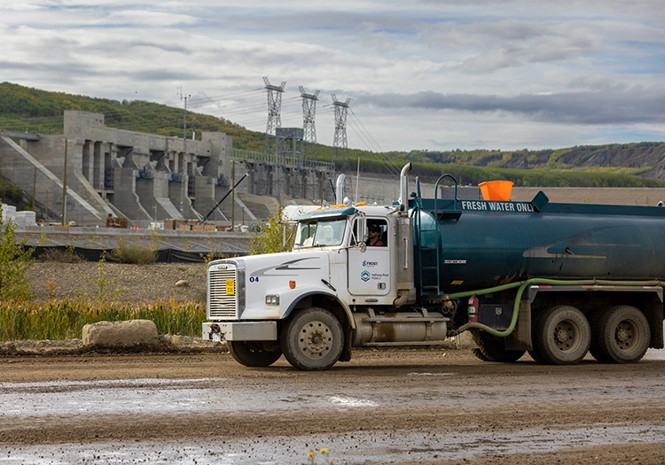 Water tanker truck