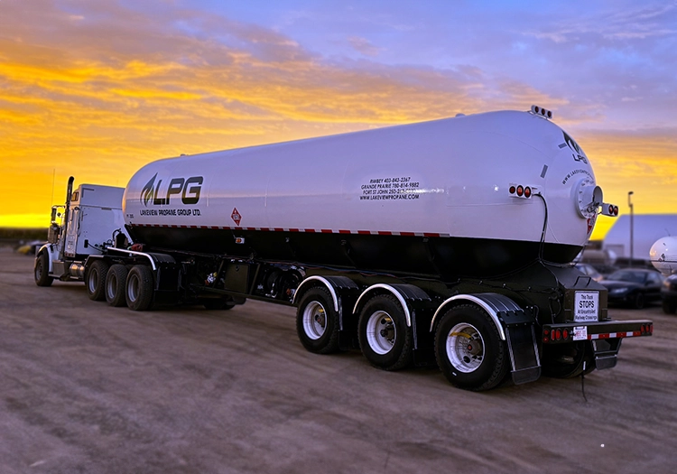 LPG Tanker truck